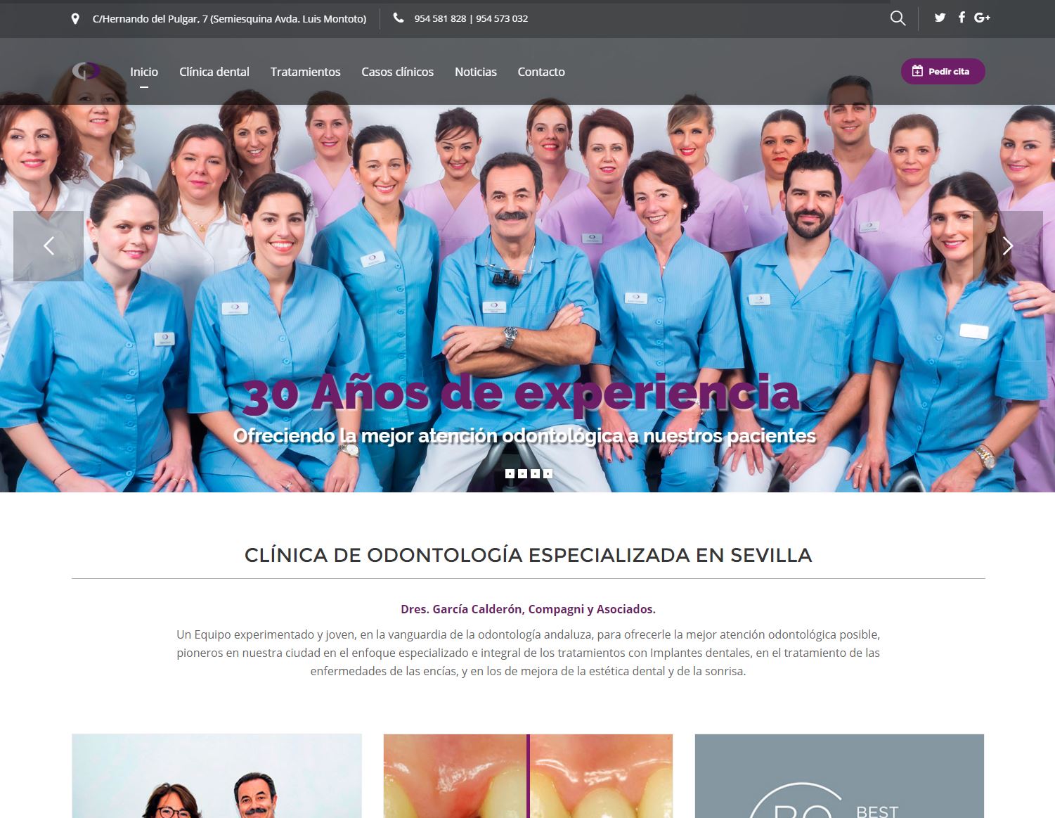 Nueva Web Odontología Especializada Sevilla
